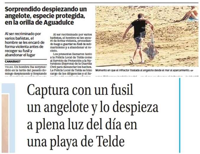 Noticias de Canarias7 y Diario de Avisos sobre el hecho avanzado por este periódico digital/TA.